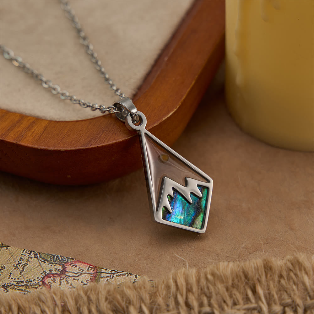 Modern Style Mustard Seed Faith Moves Mountain Pendant Necklace