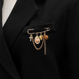 Holy Family Brooch