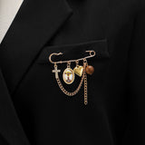 Crucifix Brooch
