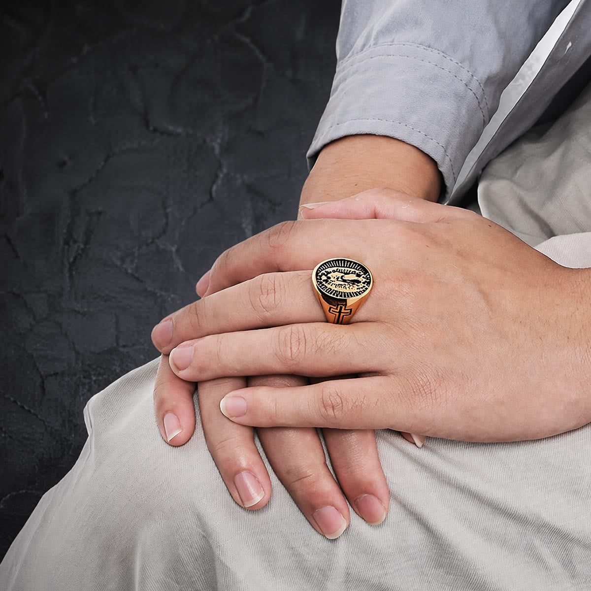 Deep Relief Our Lady Of Guadalupe Cross Statement Ring: Timeless Emblem of Unshakable Sacred Faith