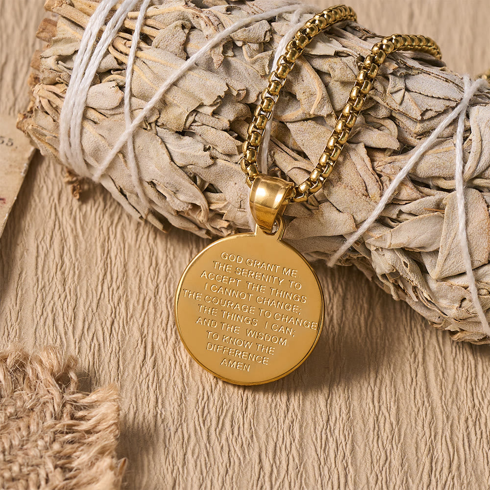 Crown Of Thorns Jesus Portrait Round Medal Box Chain Necklace: Timeless Emblem of Gentle Heavenly Guardianship