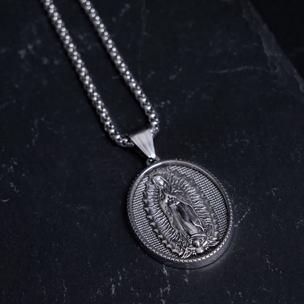 Our Lady of Guadalupe Virgin Mary Necklace