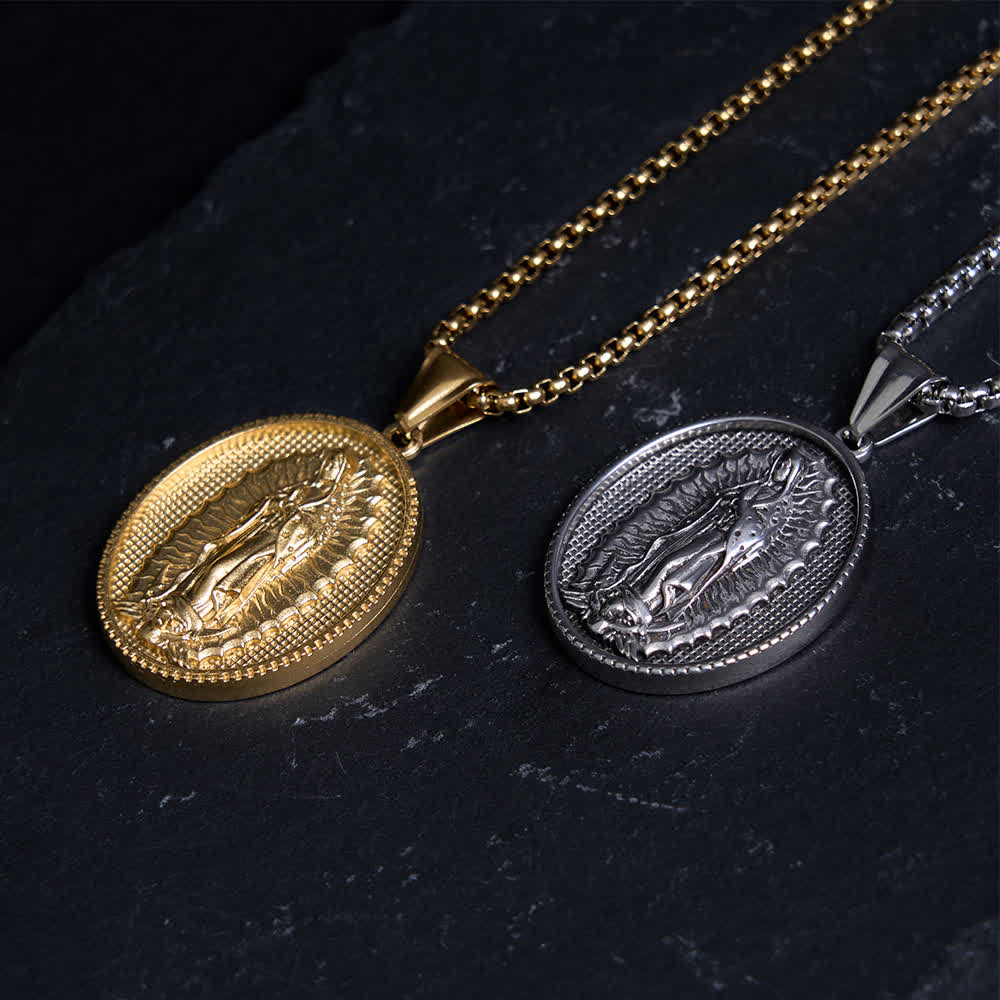 Our Lady of Guadalupe Virgin Mary Necklace