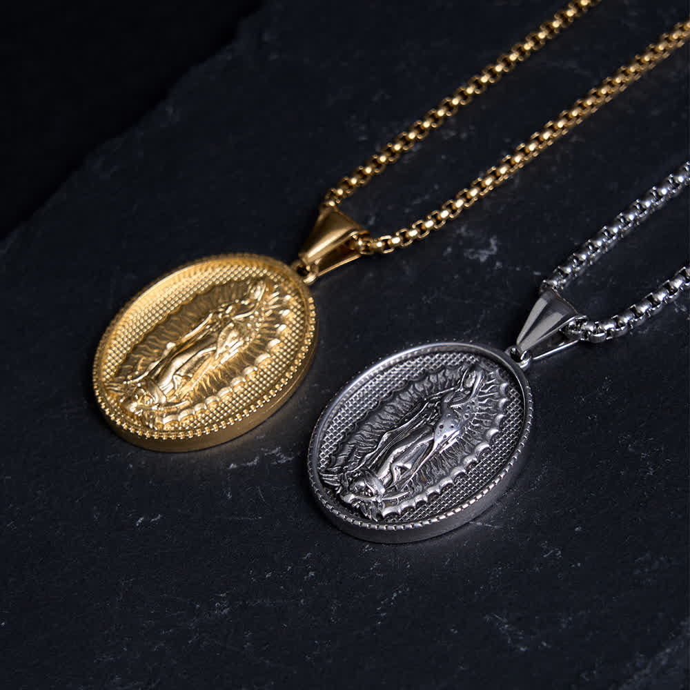 Our Lady of Guadalupe Virgin Mary Necklace