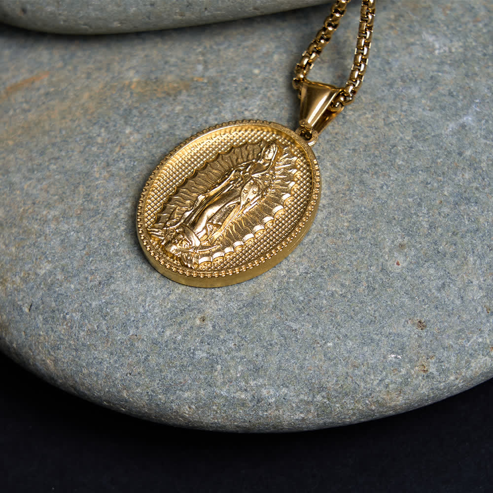 Our Lady of Guadalupe Virgin Mary Necklace
