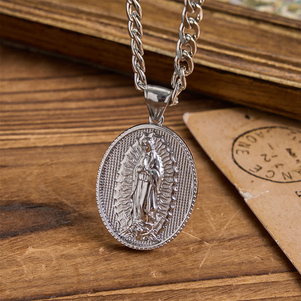 Our Lady of Guadalupe Virgin Mary Necklace