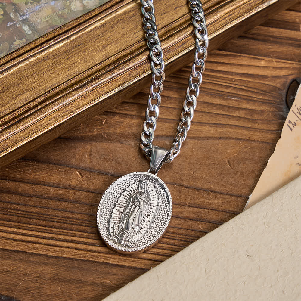 Our Lady of Guadalupe Virgin Mary Necklace