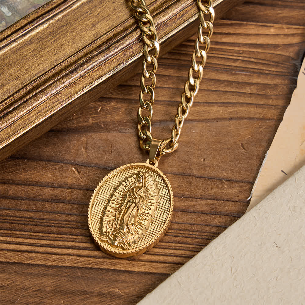 Our Lady of Guadalupe Virgin Mary Necklace