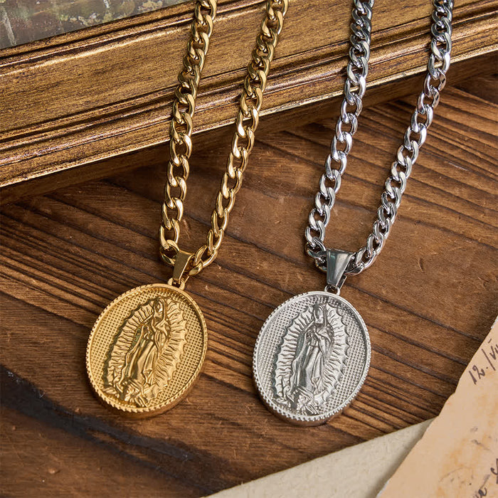 Our Lady of Guadalupe Virgin Mary Necklace
