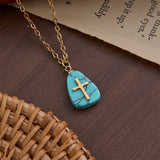 Drop Shape Turquoise