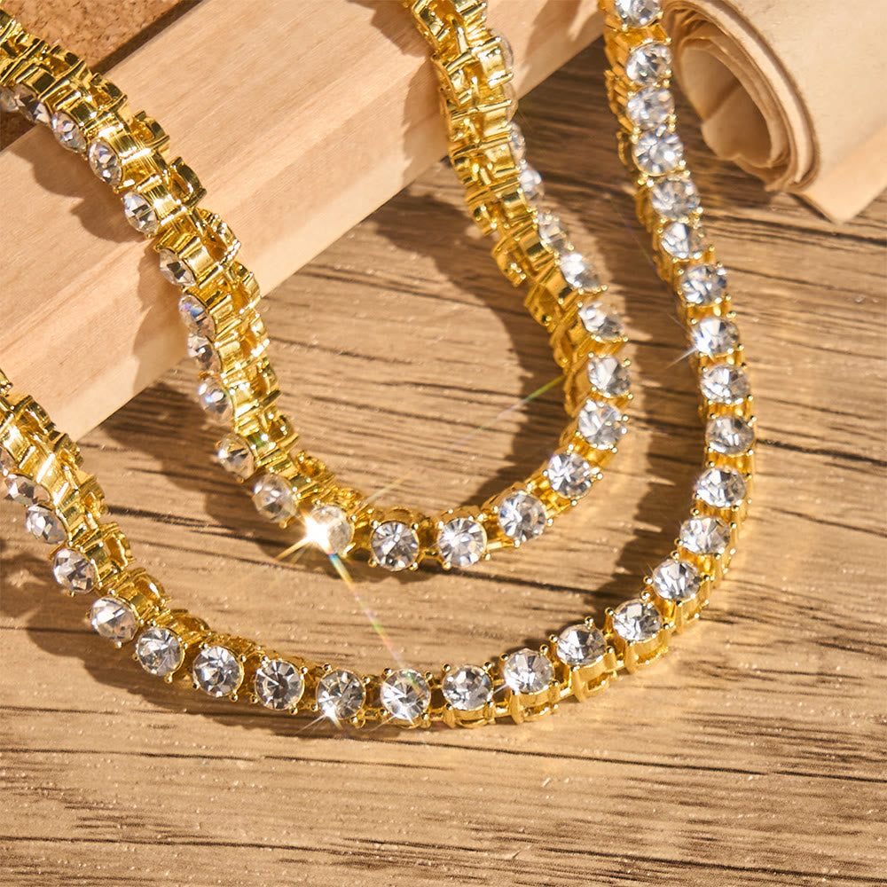 Iced Crown of Thorns Cross Medallion Tennis Chain: Emblem of Sacred Redeeming Grace