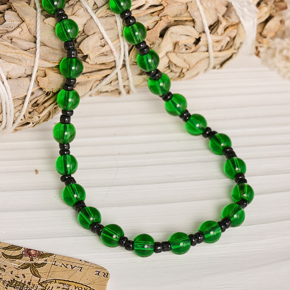 Relief‑Molded Holy Portrait Beaded Necklace: Token of Serene Divine Solace for Daily Devotion
