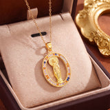 Colorful oval