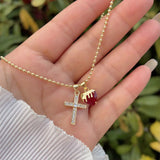 Sacred Heart & Cross - D