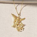 Openwork Cut‑Out St. Michael Pendant