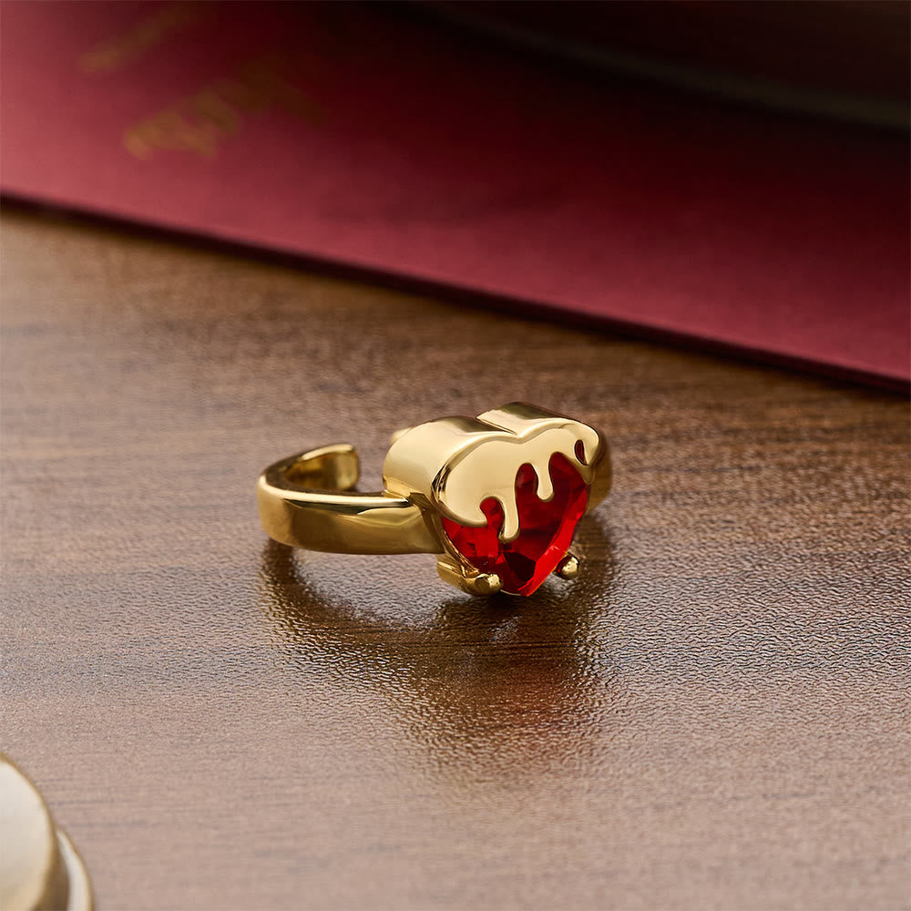 Sculpted Sacred Heart Open Band Ring: Emblem Of Tender Heavenly Shelter