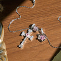 Silver Cross & Heart