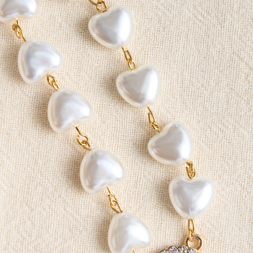 Heart‑Pearl Pocket Car Rosary With Our Lady Of Aparecida: Emblem Of Gentle Heavenly Shelter