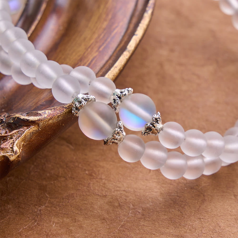 Saint Benedict & Miraculous Crystal Crucifix Bracelet: Bearer of Sacred Strength