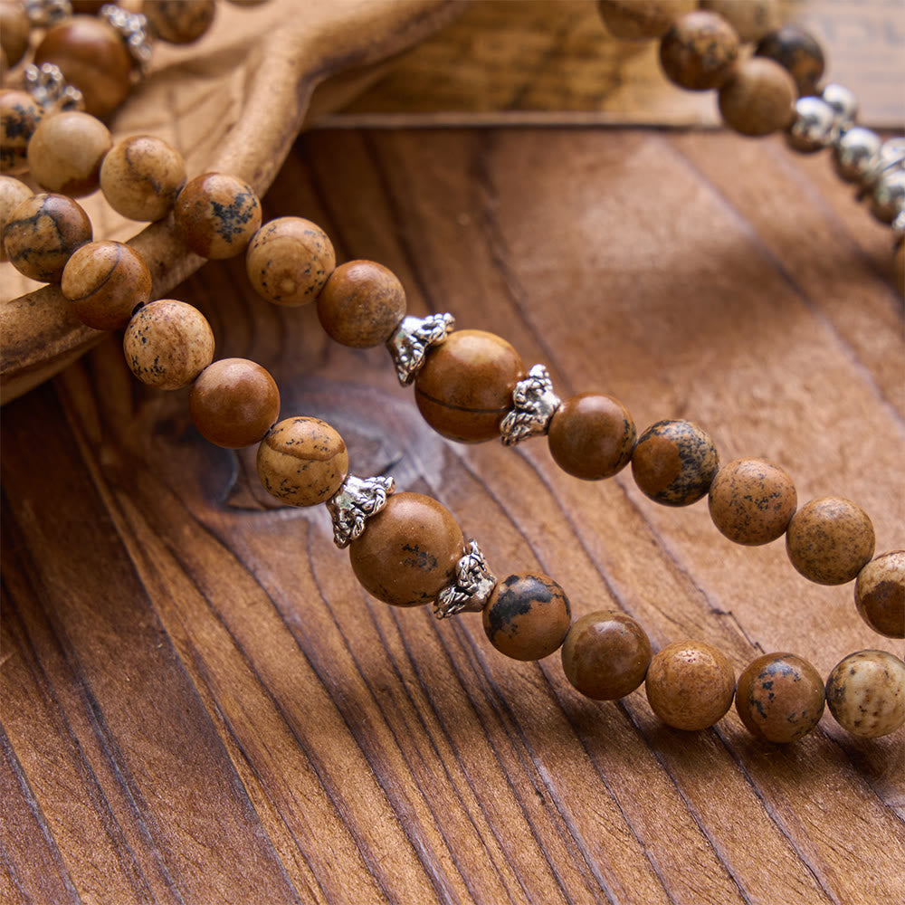 Saint Benedict & Miraculous Crystal Crucifix Bracelet: Bearer of Sacred Strength