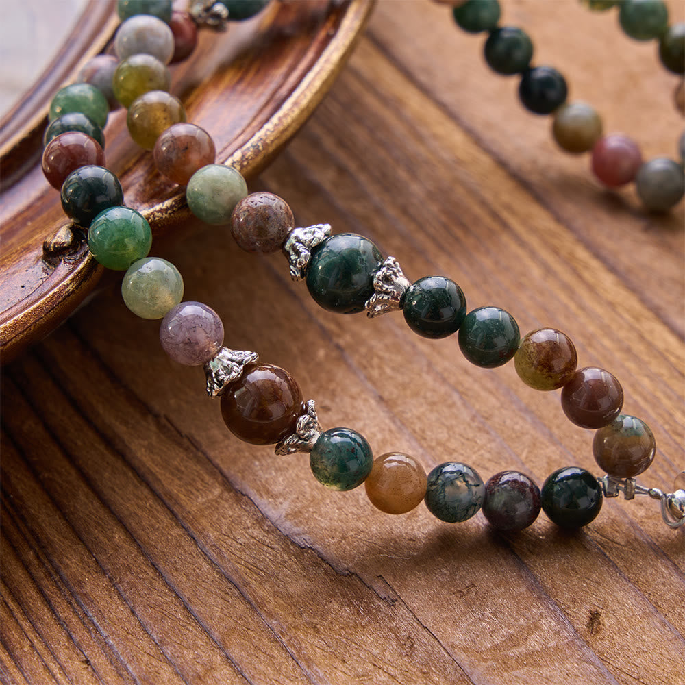 Saint Benedict & Miraculous Crystal Crucifix Bracelet: Bearer of Sacred Strength