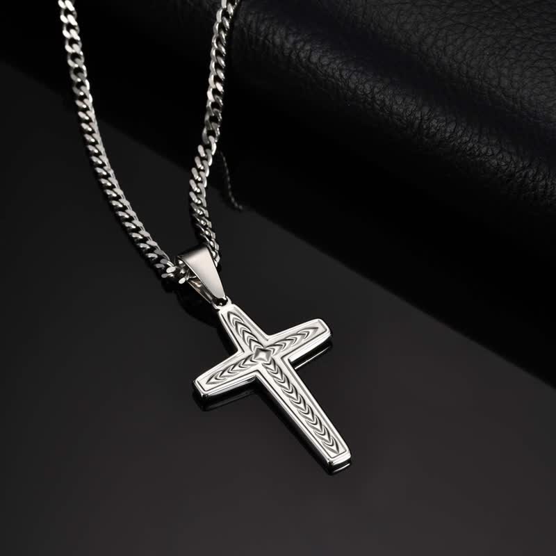 Layer‑Ready Cross Crucifix Pendant Necklace Keepsake Of Quiet Sacred Resolve