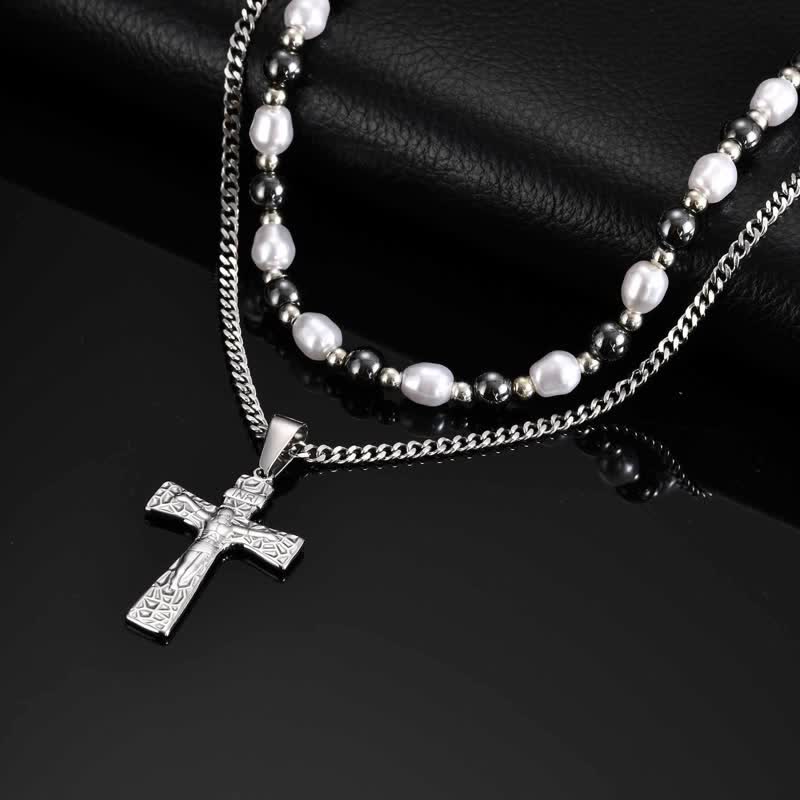Layer‑Ready Cross Crucifix Pendant Necklace Keepsake Of Quiet Sacred Resolve