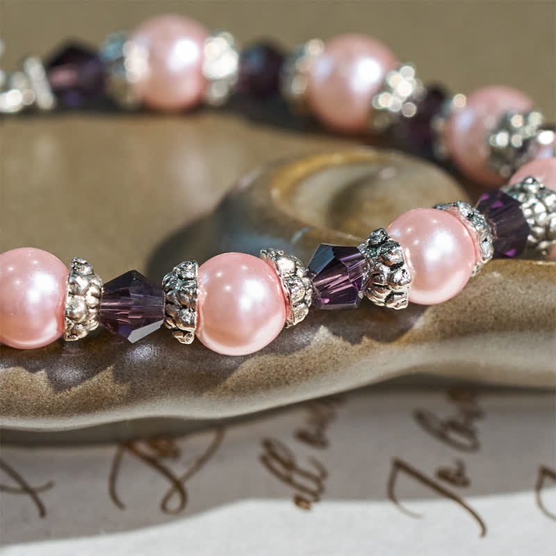 Toggle‑Clasp Bracelet With Our Lady Medal & Crucifix: Token of Peaceful Solace