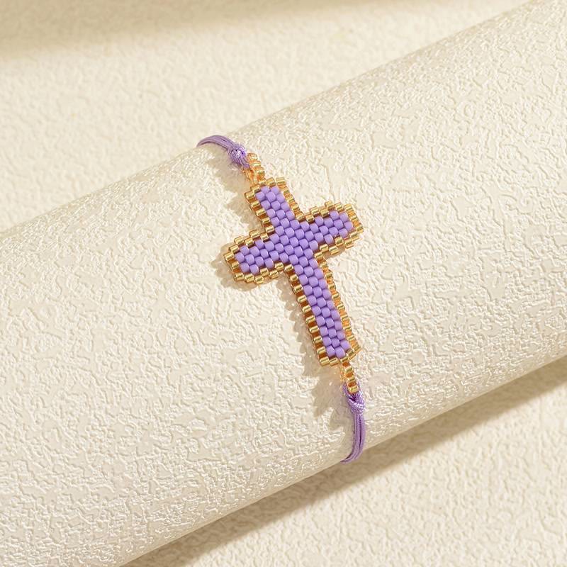 Multi-Style Holy Portrait Seed Bead Bracelet: Sign Of Tender Timeless Sacred Joy