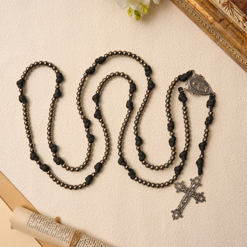 Rugged Plastic Beads Paracord 15-Decade Rosary: Carry Our Lady's Grace Wherever You Go