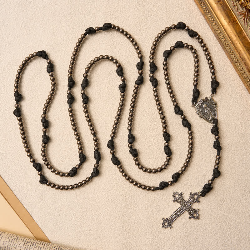 Rugged Plastic Beads Paracord 15-Decade Rosary: Carry Our Lady's Grace Wherever You Go