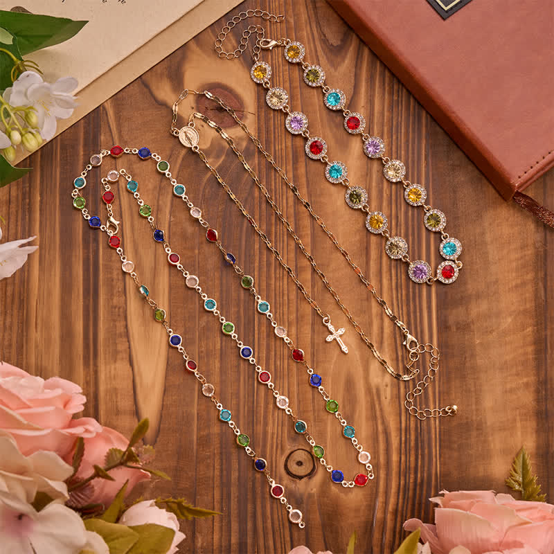 Layered Cross Necklace Set: Multistrand Faith & Fashion-Forward Expression
