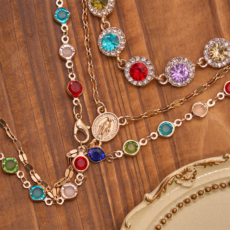 Layered Cross Necklace Set: Multistrand Faith & Fashion-Forward Expression