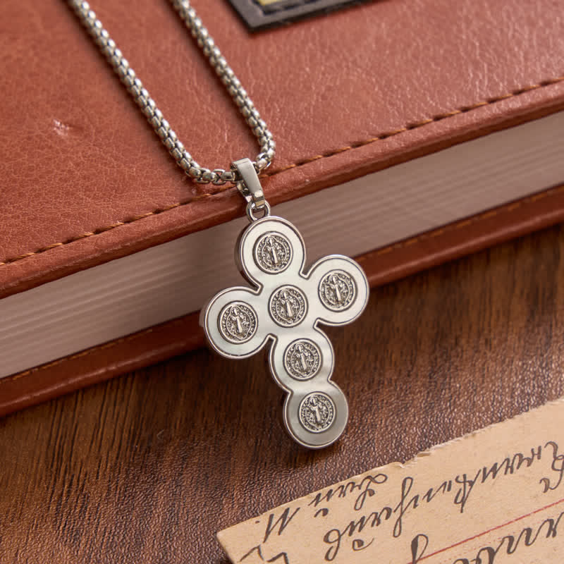 St. Benedict Four‑Way Cross Copper Necklace: Emblem Of Abiding Heavenly Shelter