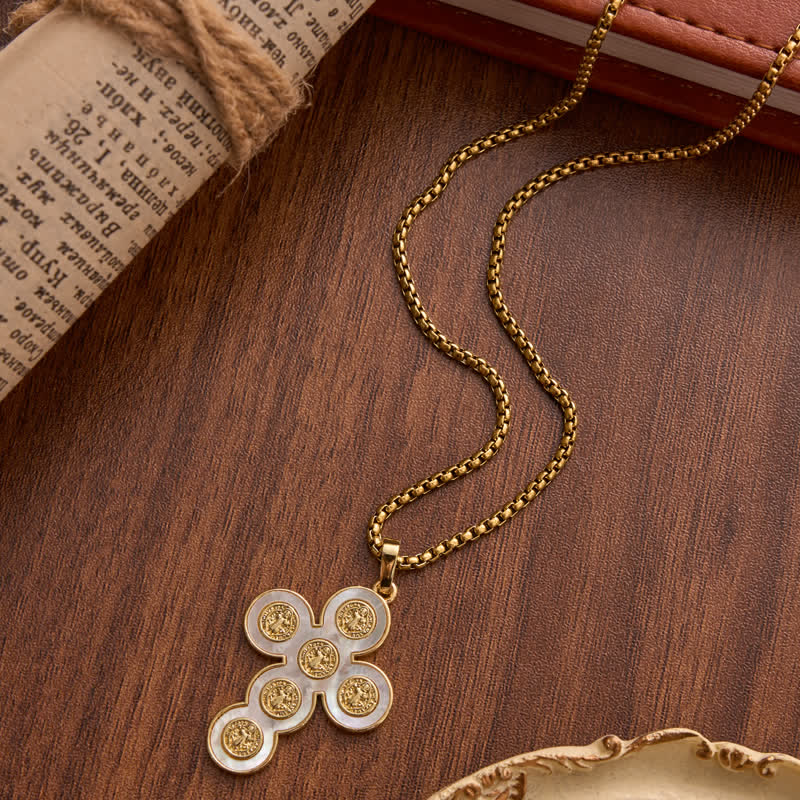 St. Benedict Four‑Way Cross Copper Necklace: Emblem Of Abiding Heavenly Shelter