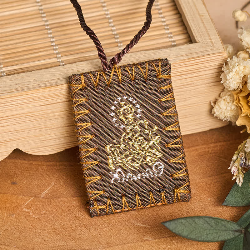 Dual‑Panel Soft Textile Scapular Set With Our Lady: Symbol of Serene Grace