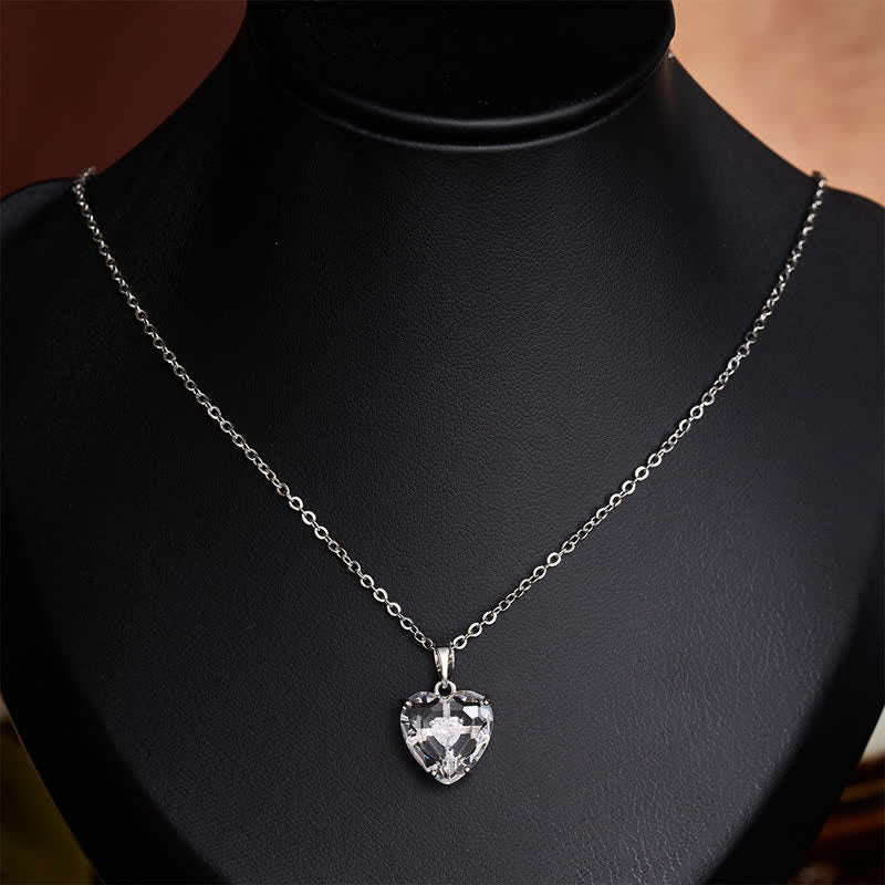 Sparkling Cased Sacred Heart Pendant: Beacon of Timeless Devotional Love