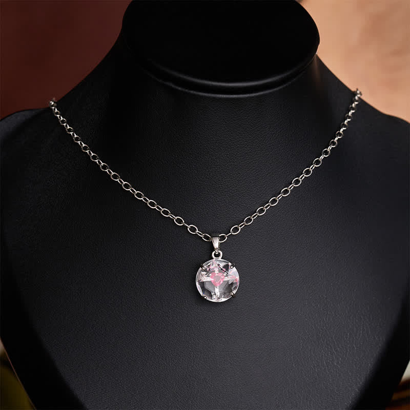 Sparkling Cased Sacred Heart Pendant: Beacon of Timeless Devotional Love