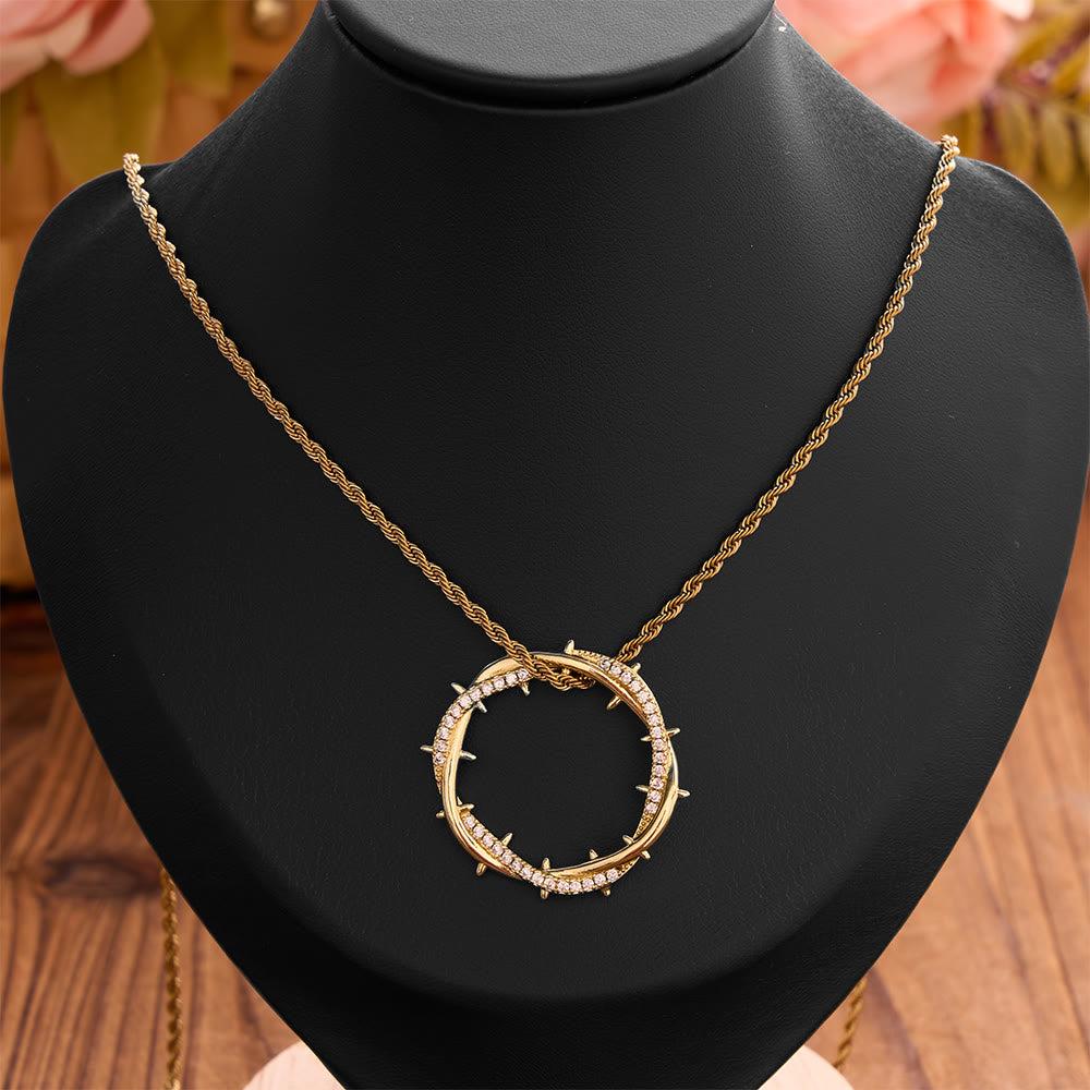 Crown of Thorns Zircon Necklace: A Symbol of Christ’s Redemptive Sacrifice