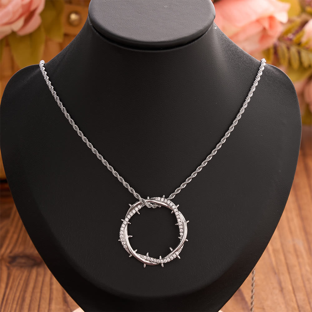Crown of Thorns Zircon Necklace: A Symbol of Christ’s Redemptive Sacrifice