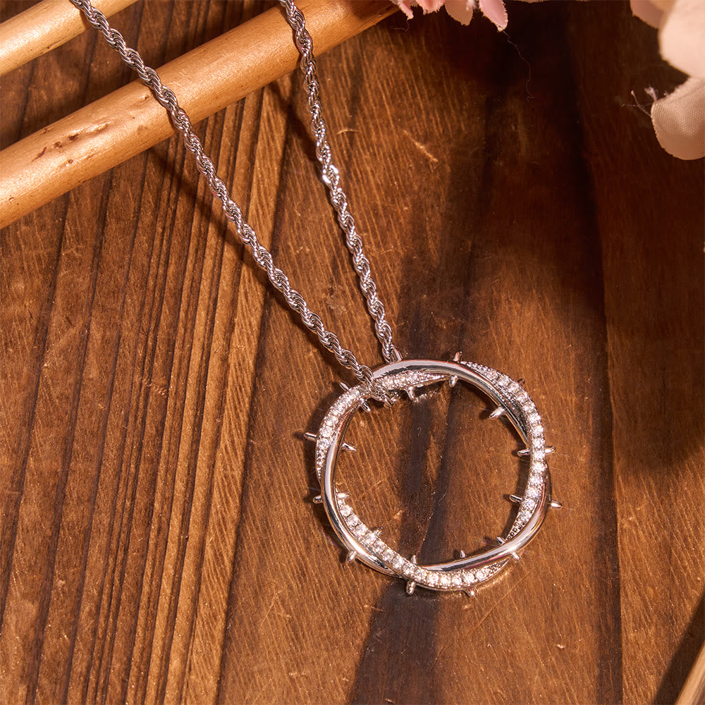 Crown of Thorns Zircon Necklace: A Symbol of Christ’s Redemptive Sacrifice