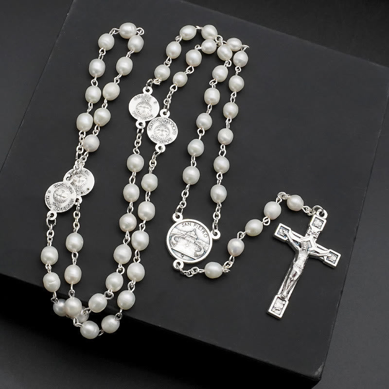 The Four Temples Of Christ Mother-of-Pearl Rosary