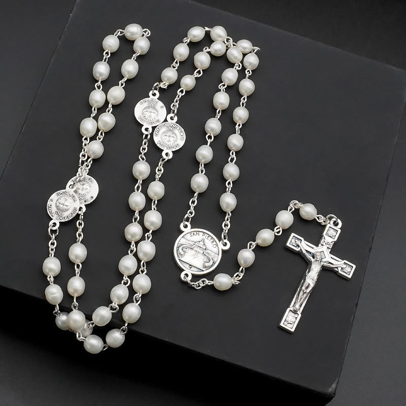 The Four Temples Of Christ Mother-of-Pearl Rosary