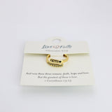 Faith Hope & Love - Gold