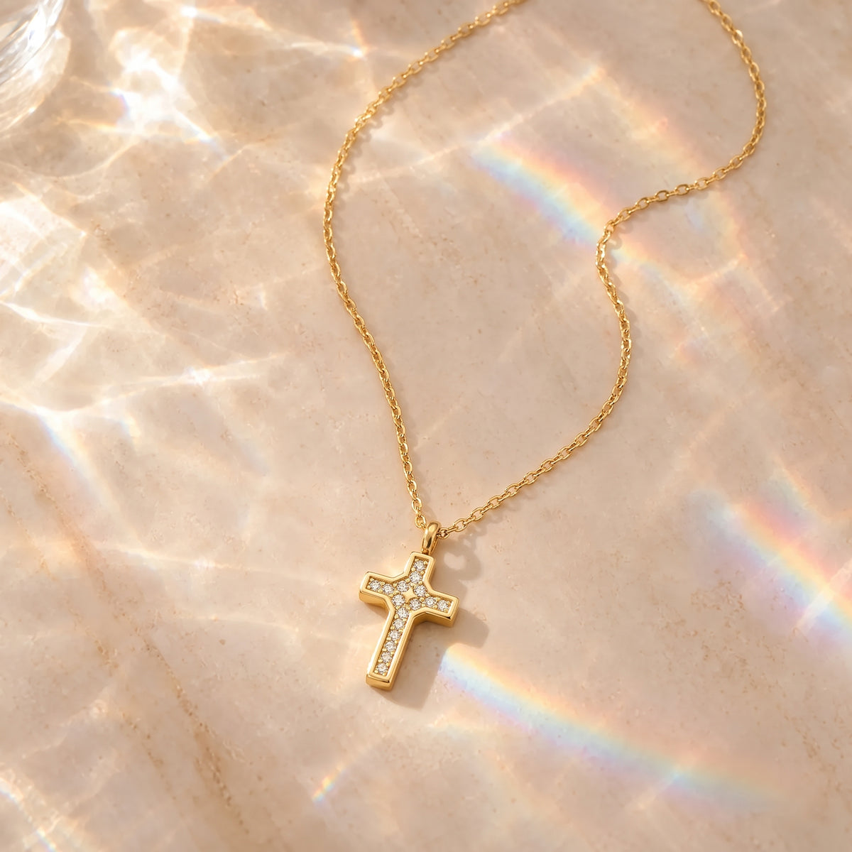 Dainty Crucifix Necklace