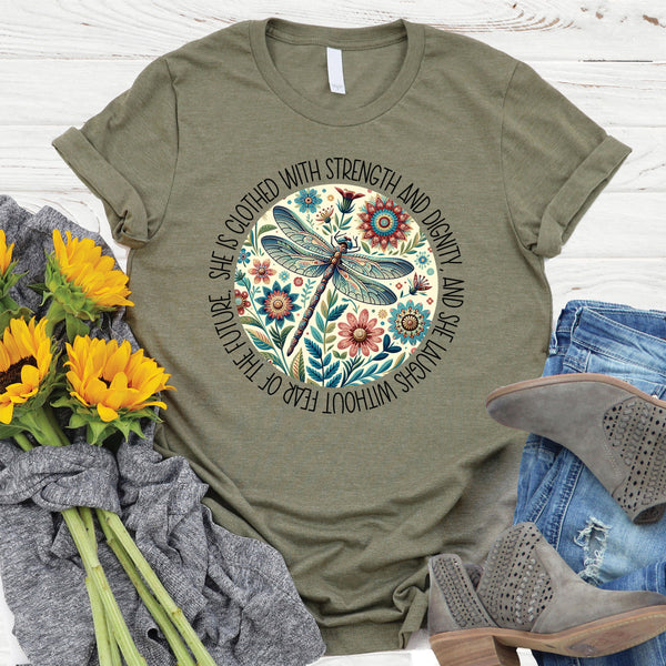 She Is Clothed With Strength Tee