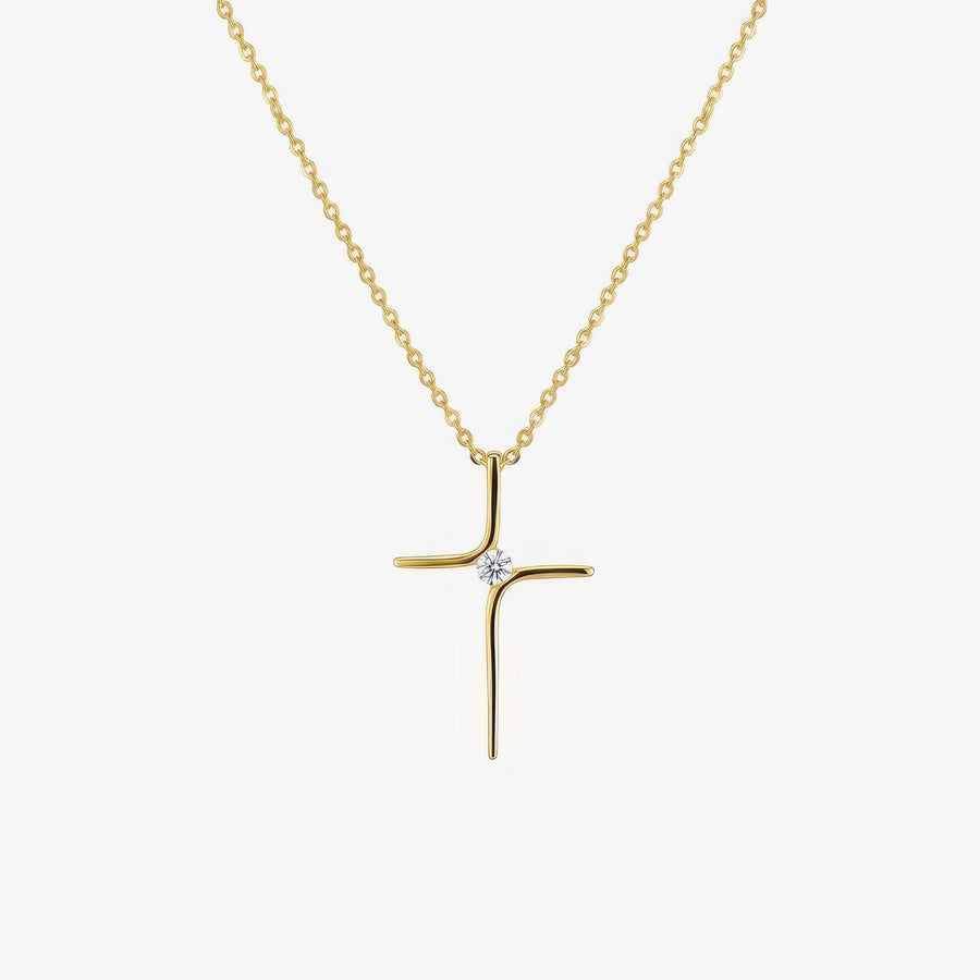 Core Cross Necklace