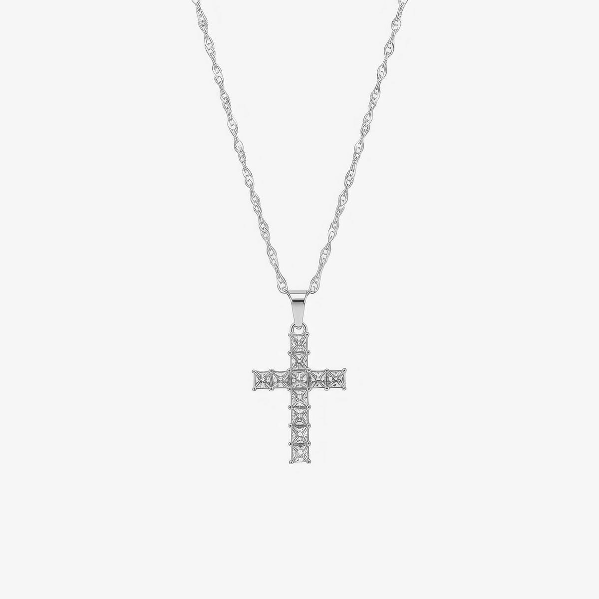 Prism Cross Necklace