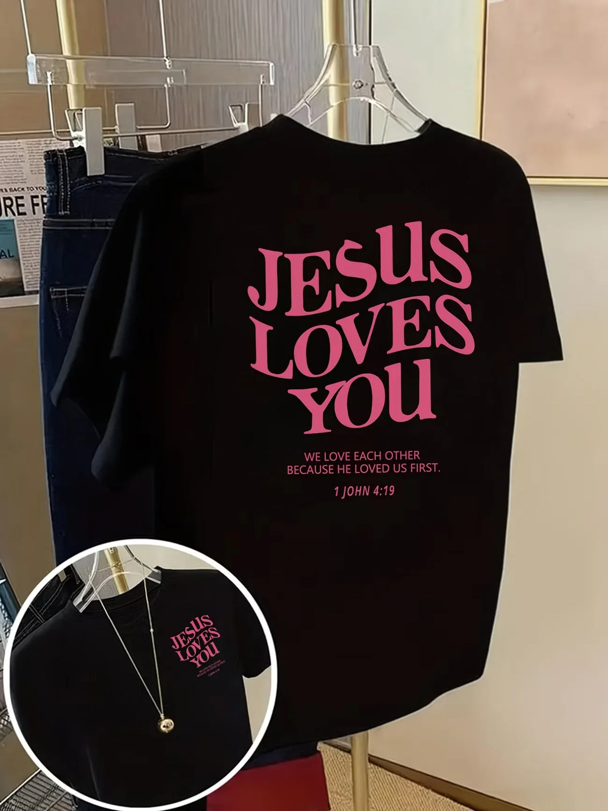 Jesus Loves You Heart Tee