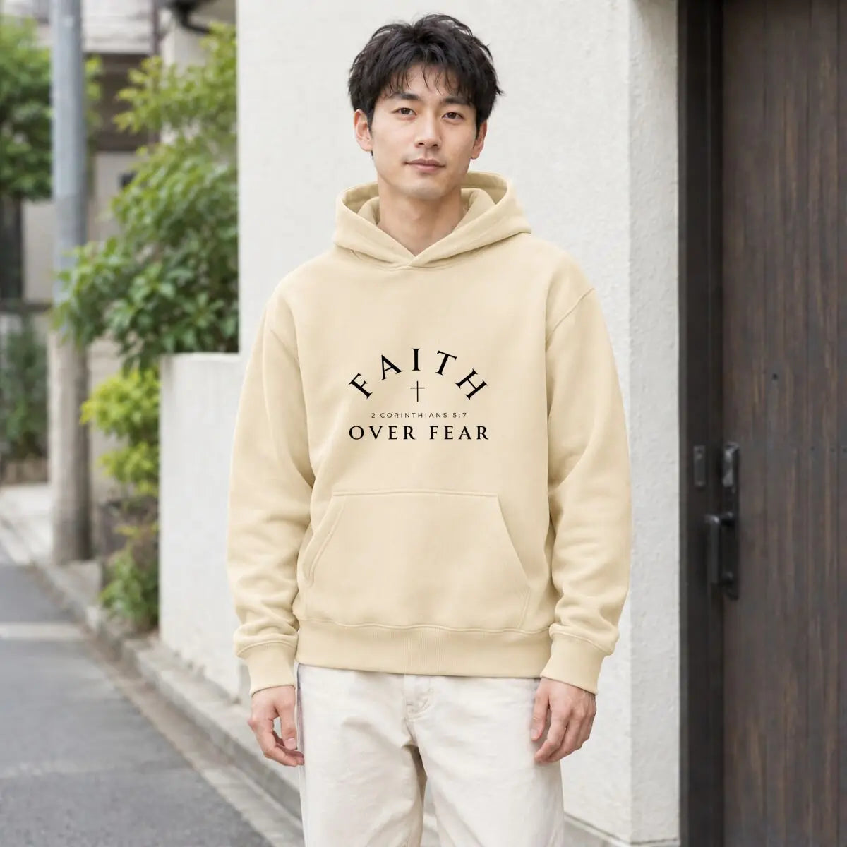 Faith Over Fear 2 Corinthians 5:7 Hoodie
